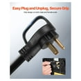 thumbnail image 6 of 30A Generator Extension Cord 50ft 6-50P to 6-50R, 7500W Power Cable, 8AWG Heavy Duty ETL Listed, 6 of 9