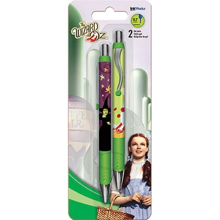 Gel Pen Wizard Of Oz 2pk New Toys Gifts Stationery Iw0038 Gel Pen Wizard Of Oz 2pk New Toys Gifts Stationery Iw0038