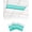 Aqua, Teal, White, variant on 4 Pack Fluorescent Light Cover for Ceiling Lights, Light Brown Ombre Magnetic Classroom Light Filters 4x2 Feet, Modern Gradient Abstract Aesthetics Art Decorative Ceiling Shade Panel for Office