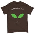 thumbnail image 5 of Alien Eyes T-shirt Funny Space UFO Hunter Believe Flying Saucer Universe July 2 World UFO Day Stay Weird Men's Tee, 5 of 7