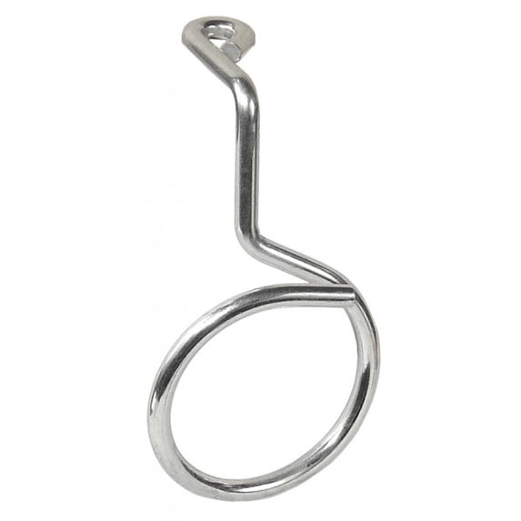 5 Pcs, Zinc Plated Steel Bridle Ring, 2 In. Loop, Screw Mount Allow to Install to Wood, Concrete Or Steel Surfaces