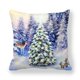 thumbnail image 1 of Christmas 3D Rabbit Cushion Cover Throw Pillow Case Xmas Squares,18x18inch, 1 of 6
