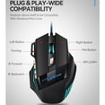 thumbnail image 7 of 1 PC ITLY New Hyperspeed USB Gaming Mouse RGB Backlit Ergonomic Game Mice 7D Esports Wired Mouse for Laptop PC Gamer, 7 of 7