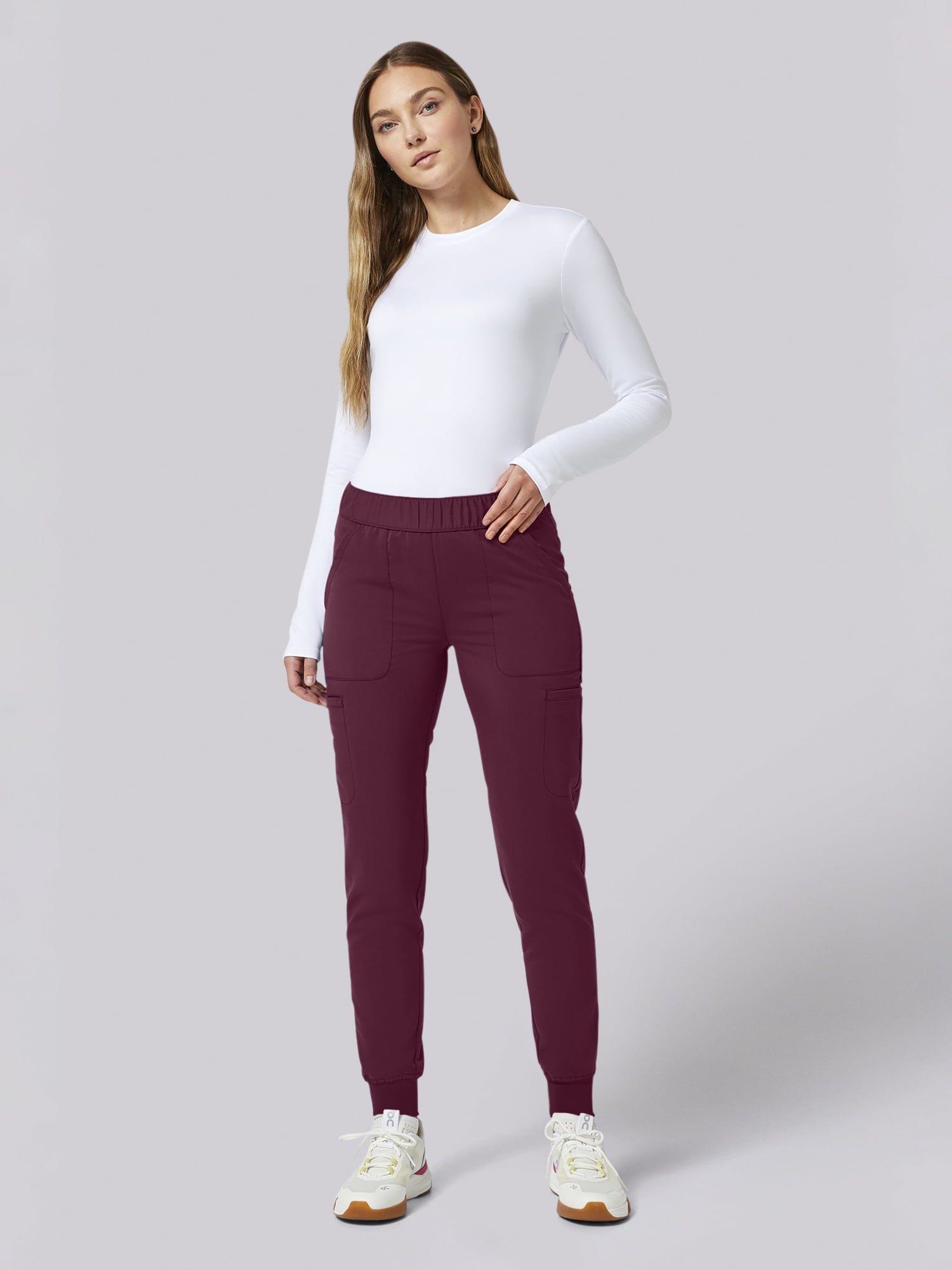 Scrubstar Ultimate Women’s Antimicrobial Cargo Jogger Scrub Pant, Sizes XS–3XL