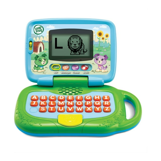 Portátil de juguete LeapFrog My Own Leaptop de 2 a 4 años con sonido verde