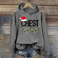 thumbnail image 2 of WILLBEST Sudadera de Mujer con Estampado Navideño de Pecho y Nueces, Manga Larga, Estilo Casual y Holgado Mediana, 2 of 3