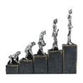 thumbnail image 1 of Ape Man Figure Statue Gorilla Model Simulated Animals Figurines Animal, 1 of 9
