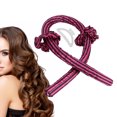 thumbnail image 4 of Heatless Curling Rod Headband, No Heat Curls Ribbon, Hair Clips Scrunchie Silk Ribbon Hair Rollers Overnight Hair Wrap Styling Kit For Thick Fine Curly Straight Hair Home Travel, 4 of 8