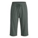 thumbnail image 4 of Pantalones Casuales para Hombre Bolsillo Sólido Cintura Elástica Verano Poliéster Moda Casual Al Aire Libre Pantalones Deportivos, 4 of 6