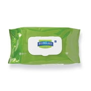 Medline MSC263854 FitRight Aloe Personal Cleansing Cloth Wipes, Scented, 600 Count, 8 x 12 inch Adult Large Incontinence Wipes