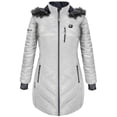thumbnail image 2 of ActionHeat 5V Women's Heated Long Puffer Jacket W/ Hood 3XL, 2 of 5