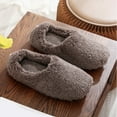 thumbnail image 4 of Women's Slippers Indoor Outdoor Cozy Winter Slippers with Thick Sole Warm Lining for Home Comfort and Everyday Wear for Couples, 4 of 5