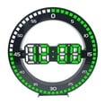 thumbnail image 2 of Reloj de pared digital Zulema Decoración electrónico redondo, 2 of 8
