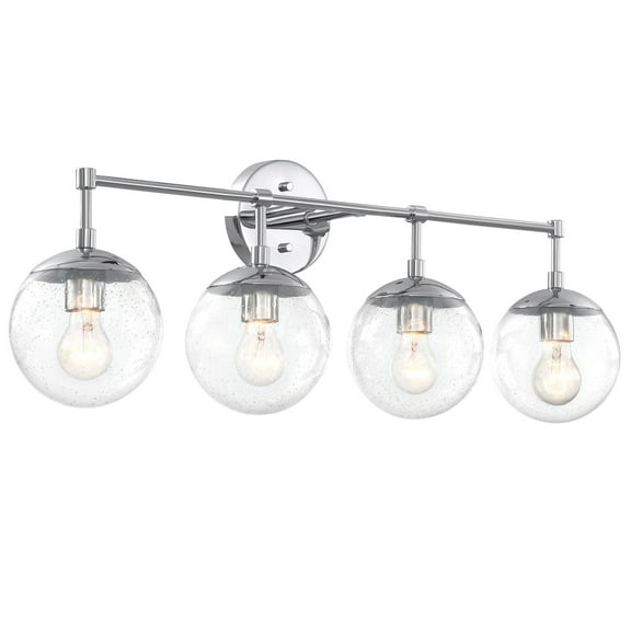 Design House WM158910-PC Gracelyn Vanity Light Fixture in Polished Chrome, 4-Light