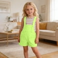 thumbnail image 6 of Girl Easter Outfit Sleeveless Striped Tank Top and Overalls 2 Peice Summer Outfit Set Dress up Party Outfit Girls Outfits Size 7-8 Years, 6 of 7