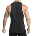 thumbnail image 3 of Men Bodybuilding Sport Tank Top Gyms Fitness Sleeveless Shirt Singlet Undershirt, 3 of 11