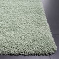thumbnail image 4 of SAFAVIEH Laguna Neven Plush Solid Shag Runner Rug, Light Sage, 2'3" x 14', 4 of 10