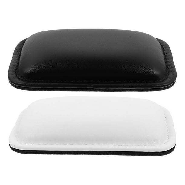 2 almohadillas ergonómicas de PU para ratón, reposamuñecas para escritorio de ordenador, almohadilla ergonómica para ratón