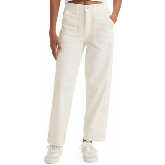 Levi's Women's Utility Pants Egret White Size 29x27