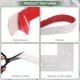 thumbnail image 3 of Uxcell Moldura de Pared Flexible 1.4" 16.4 Pies Autoadhesiva DIY Peel and Stick Moldura de Pared Tira de Calafateo Flexible para Techo Gabinete Espejo Decoración del Hogar, Negro, 3 of 6