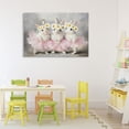 thumbnail image 3 of Stupell Industries Contemporary Dancing Bunnies in Tutus Canvas Art, 36 x 24, by Tina LeCour, 3 of 8