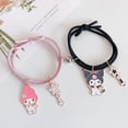 thumbnail image 3 of Pulsera de cuerda elástica para parejas, brazalete con dijes magnéticos, colgante de amistad, accesorios de joyería de moda, día de san valentín, 2 uds., 3 of 4