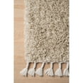 thumbnail image 4 of nuLOOM Neva Cozy Plush Shag With Tassels 2' 6" x 8' Runner Area Rug, Beige, 4 of 5