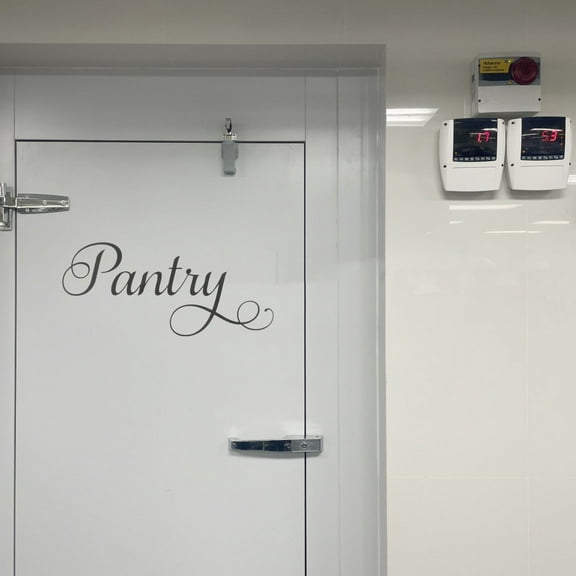 HONMEET Kitchen Wall Stickers Rectangle Pantry Room Decal 1Pcs in White PVC