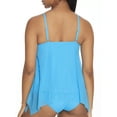 thumbnail image 2 of Women's Coco Reef U95433 Classic Solids Current Mesh Layer Tankini Swim Top (True Blue 34DD), 2 of 2