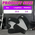 thumbnail image 2 of BESTSKY Patella Knee Brace,Stabilize the Patella Knee Pads Volleyball Girls,Two-Way loop fastener Knee Sleeves for Women,Black&gray, 2 of 7