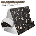 thumbnail image 4 of Iauyy Foldable Binder Clipboard, Waterproof & Scratch-Resistant, Dual Metal Clips, Holds 80 Sheets, 1 Pack,Many Small Flowers, 4 of 8