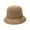505_Khaki, variant on Cloche Hats for Women Women Sunhat Foldable Breathable Faux Leather Buckle Summer Hand Woven Hat Black