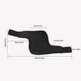 thumbnail image 2 of Codera de tenis para hombres y mujeres para entrenamiento, tendinitis de levantamiento de pesas (negro), 2 of 4