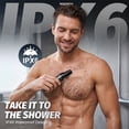 thumbnail image 2 of Arenviy Electric Body Trimmer for Men, No-Nick Pubic Hair Trimmer, Groin & Ball Shaver with 4 Combs, IPX6 Waterproof Body Groomer, Back Shaver for Men, LCD Display, LED Light & USB Rechargeable, 2 of 9