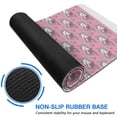 thumbnail image 6 of Long Mouse Pads for Desk,Pink Cartoon Unicorn Flower Pattern Desk Mats on Top Of Desks, Desk Mouse Pad Extra Large with 3mm Non-Slip Base and Stitched Edge for Gaming,Office,Work,Home 35.4"x15.7", 6 of 6