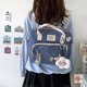 thumbnail image 3 of Tool Bag Blue Cute Backpack Kawaii School Supplies Laptop Bookbag, Back to School and Off to College Accessories, 3 of 4