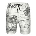 thumbnail image 3 of Pofeuu Summer Vacation Scene With Camping Van Prin Men's Swim Trunks Quick Dry Bathing Suit Swimming Board Shorts Mesh Lining Beach Swimwear-Large, 3 of 6