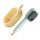 thumbnail image 5 of Cepillo de limpieza con dispensador de jabón, cepillo para fregar manchas de zapatos, cepillo portátil con mango ergonómico, cepillo para fregar ropa de lavandería amarillo 2 piezas BLESIY cepillo de limpieza, 5 of 8