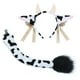 thumbnail image 1 of Conjunto de orejas y cola de vaca- Accesorios de cosplay de vaca-Diadema de cuernos de vaca y conjunto de disfraces de cola, 1 of 5