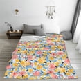 thumbnail image 5 of Sikiie Watercolor Wildflowers Ultra-Soft Micro flannel Blanket Luxury All Seasons Warm Blanket for Bedding Sofa and Travel (4 sizes)-60"x50", 5 of 7