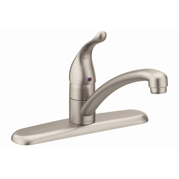 Moen 7425SRS Chateau One-Handle Low Arc Kitchen Faucet, Spot Resist Stainless