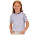 thumbnail image 5 of WRKEKC Summer Boys T Shirts Antimicrobial Solid Crew Neck Active Short Sleeve Shirt for 4-16 Years Moisture Wicking, 5 of 6