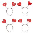 thumbnail image 1 of 4pcs Loving Heart Hairbands Valentine's Day Headbands Festive Loving Heart Headwear, 1 of 1