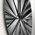 thumbnail image 2 of Designart 'Futuristic Crystal  ' Modern wall clock, 2 of 4