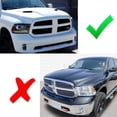 thumbnail image 2 of Sport Performance Hood Side Scoop Replace White/Amber Switchback LED Daytime Running Light Kit For 2010-2018 RAM 1500 Sport, White LED DRL, Amber LED Sequential Blink Turn Signal, 2 of 9