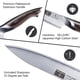 thumbnail image 3 of Cuchillo de Cocina HOSHANHO de 6 Pulgadas, Ultra Afilado, Acero Inoxidable Japonés de Alto Carbono, Cuchillo de Chef Multifuncional con Mango Ergonómico de Madera Pakkawood, 3 of 7