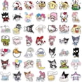 thumbnail image 4 of 100 pegatinas Kawaii, pegatinas de anime, pegatinas Helllokittty Mymelody&kuromi, paquete de pegatinas lindas, pegatinas impermeables para niños, pegatinas de vinilo estéticas, Ska, 4 of 5