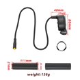 thumbnail image 1 of Bicycle Throttle Handle For FT-21X Half Turn Throttle For E-bike 24v-72v, 1 of 9