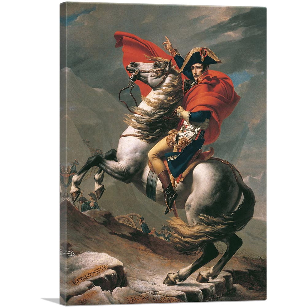 ARTCANVAS Napoleon Crossing the Alps orders Canvas Art Print by Jacques Louis David