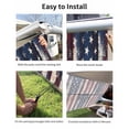 thumbnail image 7 of 4th of July RV Awning Sun Shade Screen 9'X7' Vintage American Flag Mesh Sunscreen Patriotic Red White Blue Stripes Awning Shade Screen with Zipper UV Blocker Completed Kits for RV Motorhome Camper, 7 of 7